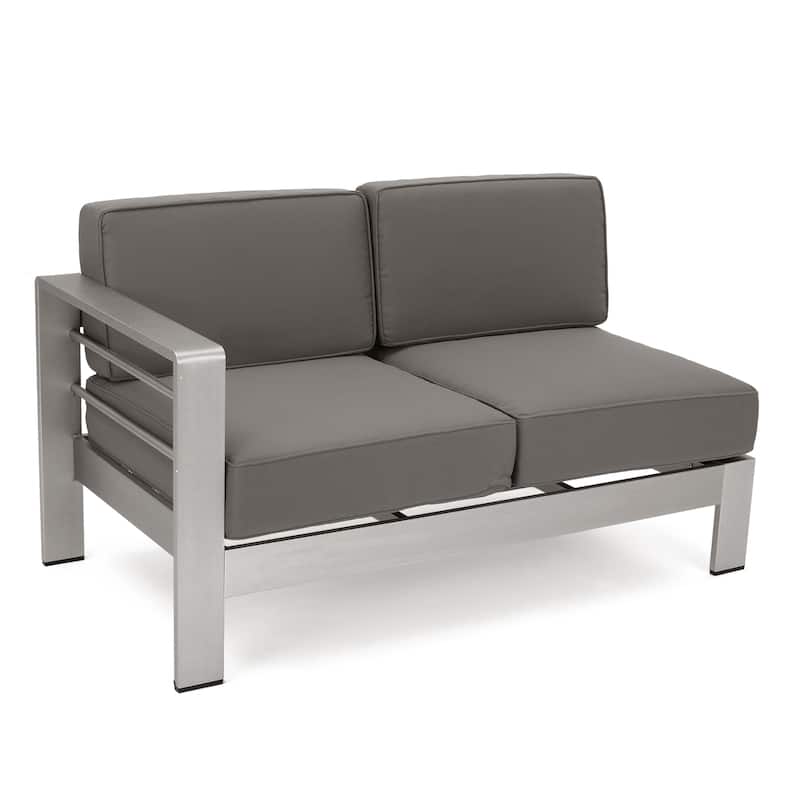 Cape Coral Outdoor 5-piece Sofa Set with Fire Pit by Christopher Knight Home