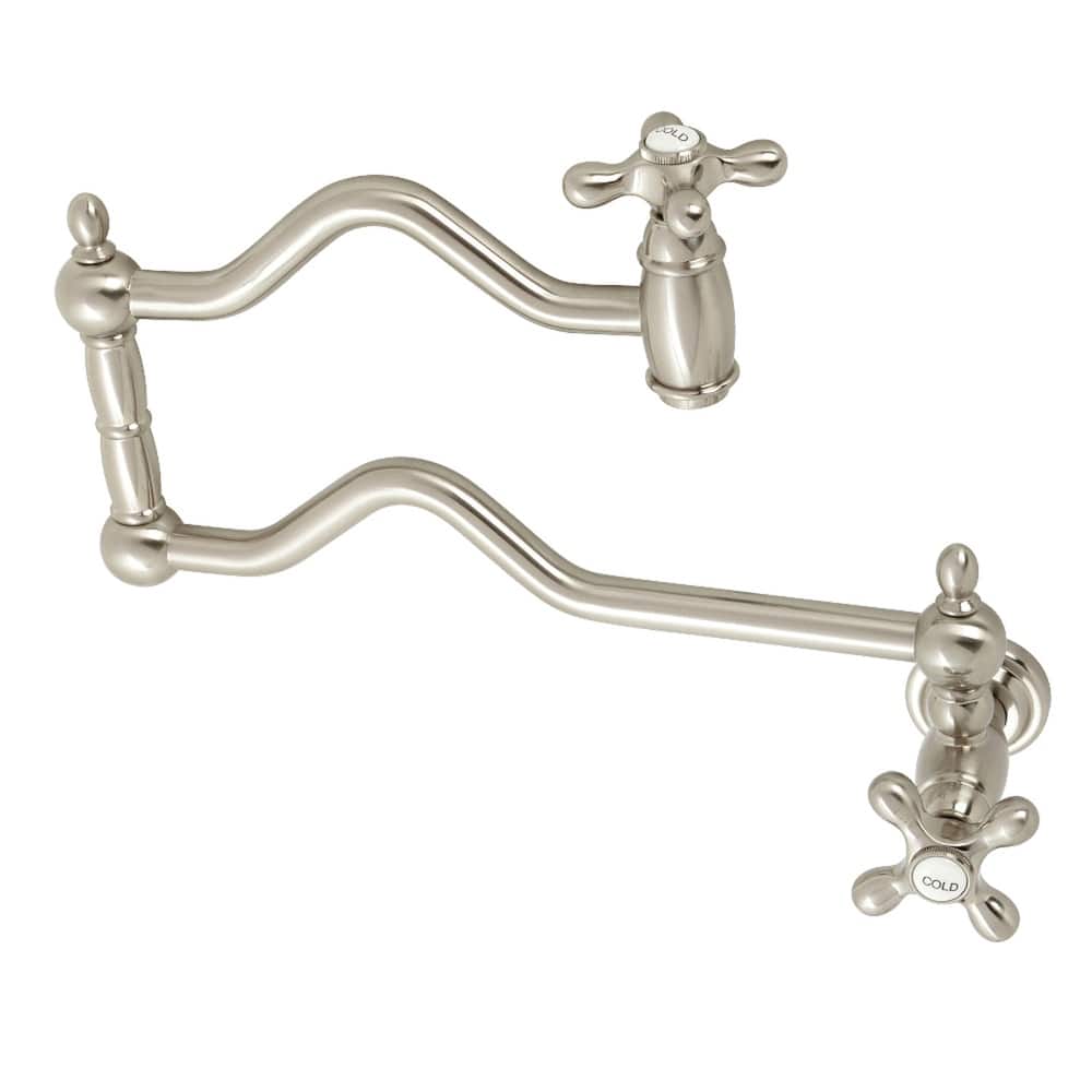 Heritage Wall Mount Pot Filler Kitchen Faucet