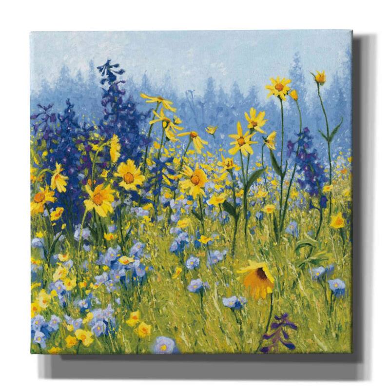 Epic Graffiti 'Joyful in July III' by Shirley Novak, Canvas Wall Art - 26x26