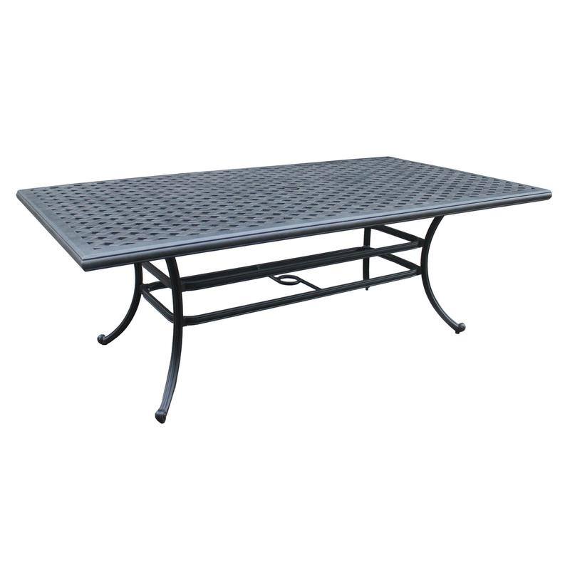 Ventura 46x86 Inch Cast Aluminum Rectangle Table