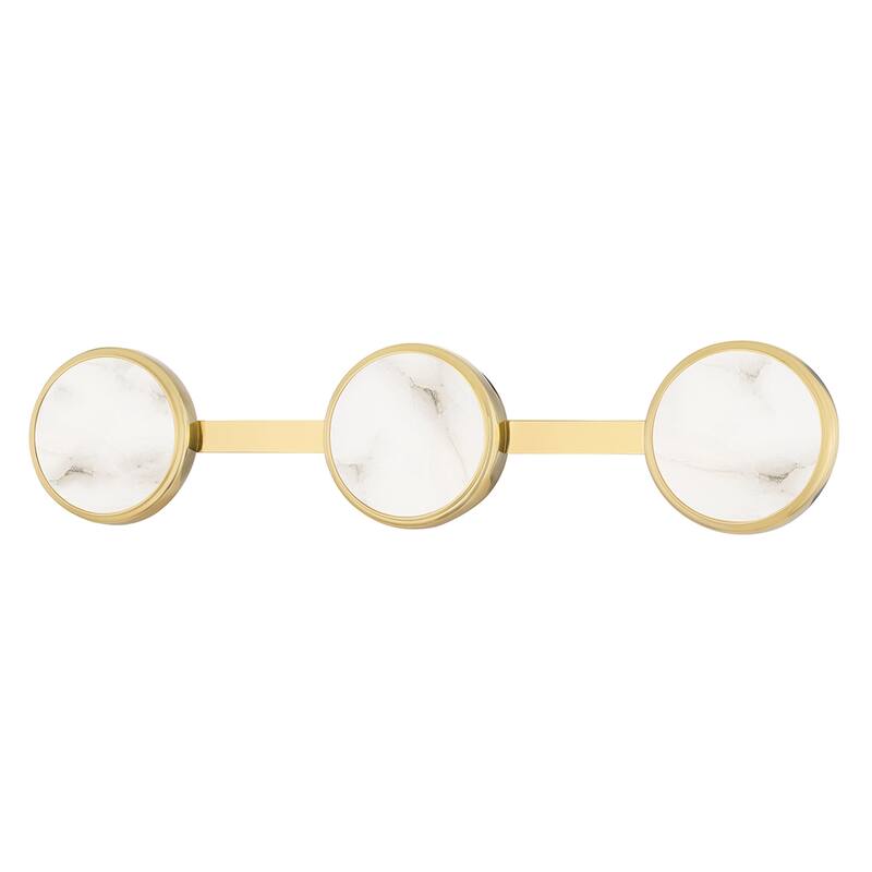 Meander - 3 Light LED Bath Bracket - White Diffuser