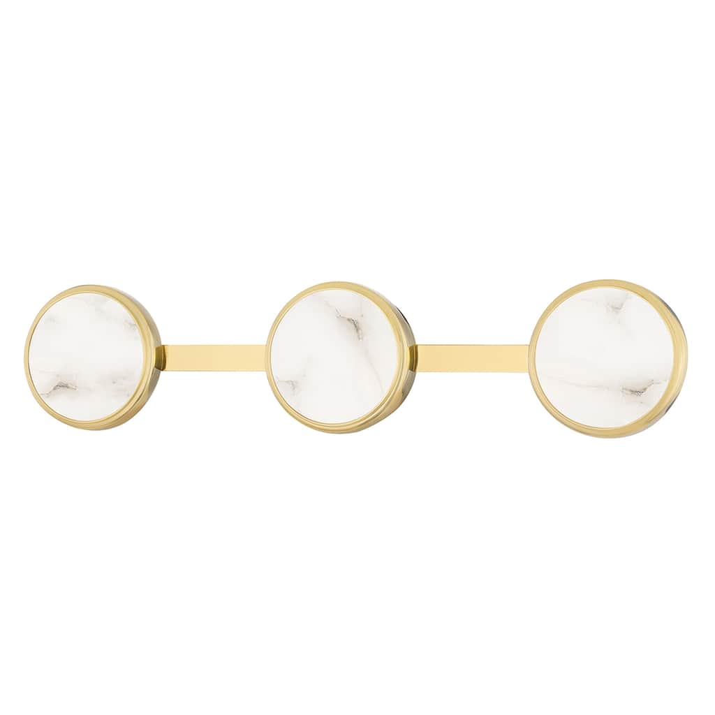 Meander - 3 Light LED Bath Bracket - White Diffuser
