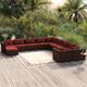 Option Brown 4 x Corner sofa