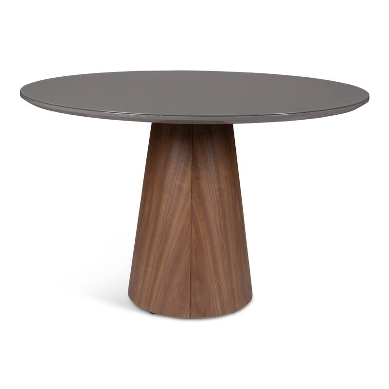 Modern Brazilian - Mona Glass Top Round Dining Table