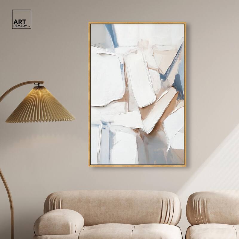 Bone and Beige II Canvas by Art Remedy