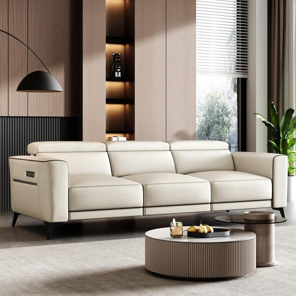 Reclining sofa with usb sale