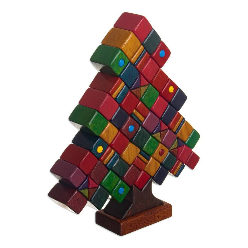 Novica Handmade Gift Tree Wood Sculpture