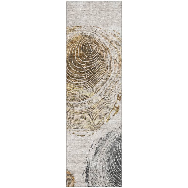 Premium Washable Super Soft Modern Woodgrain Mayfield Rug