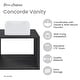 preview thumbnail 5 of 8, Concorde 24'' Wall-Hung Vanity In Black