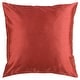 preview thumbnail 15 of 15, Artistic Weavers Decorative Chic 18-inch Square Solid Throw Pillow Cover with Poly Insert