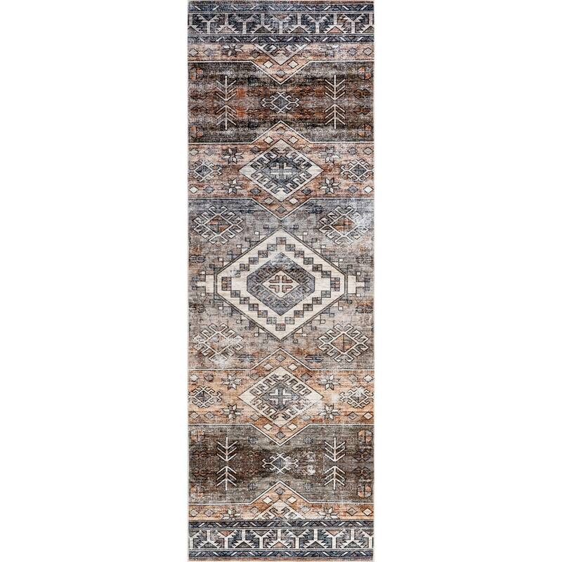 Nuloom Layana SplashGuard Geometric Machine Washable Area Rug