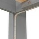 preview thumbnail 11 of 30, Twin over Full Bunk Bed with LED Lights, Charging Station, Storage Shelves & Drawer, Solid Pine Wood