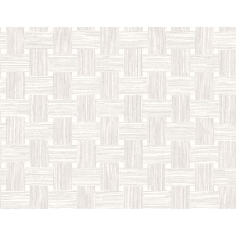 Seabrook Designs Basketweave Embossed Vinyl Unpasted Wallpaper