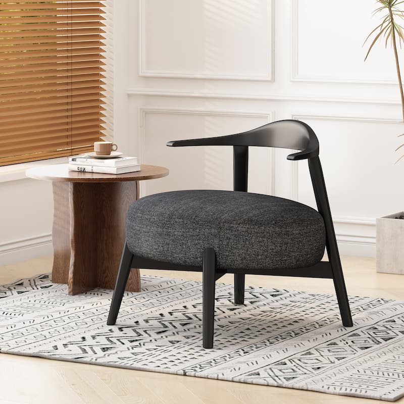 Modern 27.5" Accent Chair with High-Density Reflex Foam Frame for Living Room