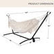 preview thumbnail 11 of 86, Double Cotton Hammock with Space Saving Steel Stand