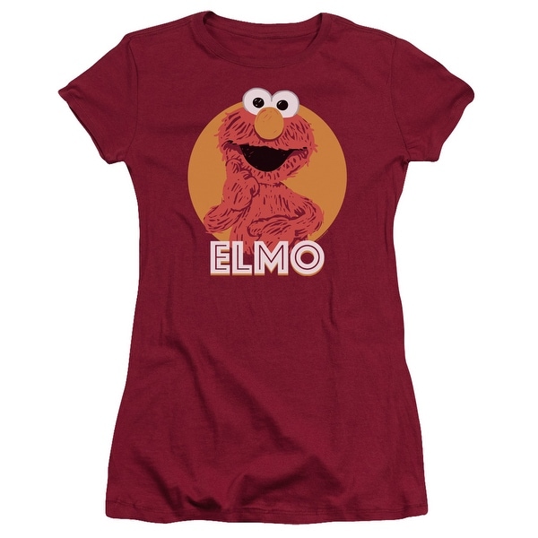 Sesame Street Elmo Scribble Juniors Short Sleeve Shirt
