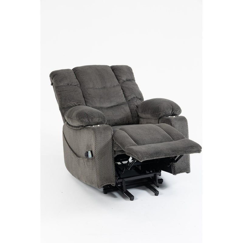 32.3" Elderly Power Lift Recliner，Power Lift Assist Chair，One-Box Packaging, 48-Hour Backrest Rebound