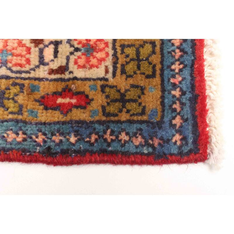 ECARPETGALLERY Hand-knotted Andelz Red Wool Rug - 3'8 x 6'8