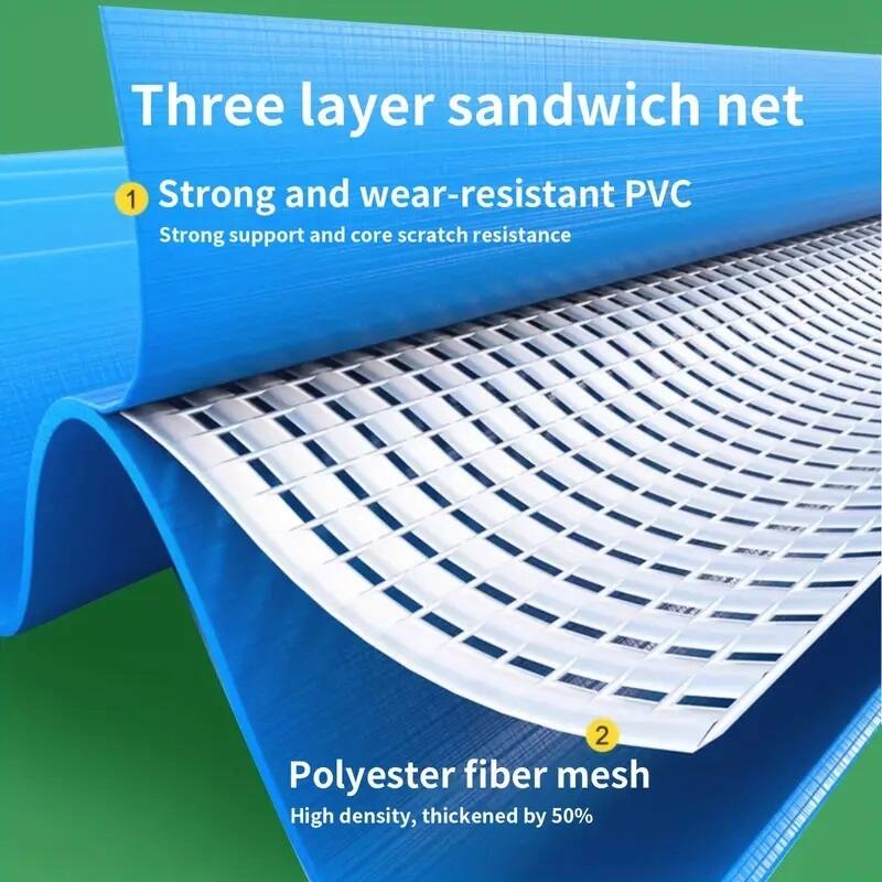 Butterfly inflatable coil mesh pool