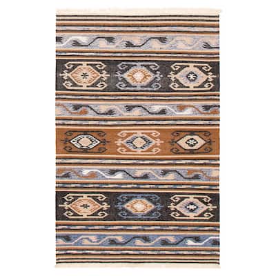 Ankara FW Navy Kilim 5'3" x 7'11" - 5'3 x 7'11