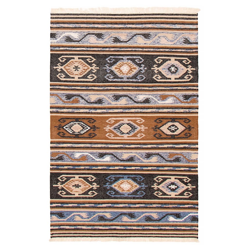 Ankara FW Navy Kilim 5'3" x 7'11" - 5'3 x 7'11