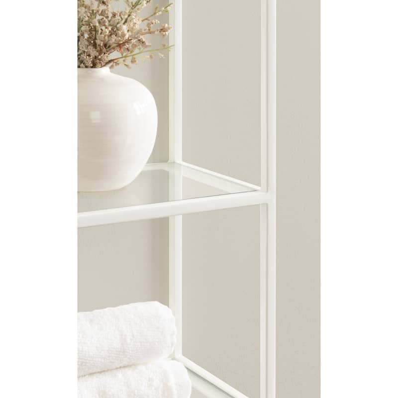 Kate and Laurel Leanna Tiered Wall Shelf