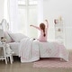 preview thumbnail 11 of 9, Laura Ashley Kids Ellyn Cozy Pink Quilt Set