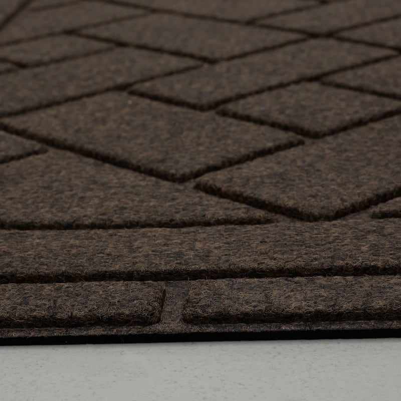 Mohawk Home Diagonal Pavers Arched 3' X 5' Door Mat