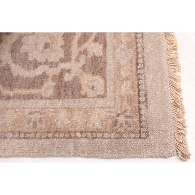 ECARPETGALLERY Hand-knotted Jamshidpour Light Grey Wool Rug - 10'0 x 13'10