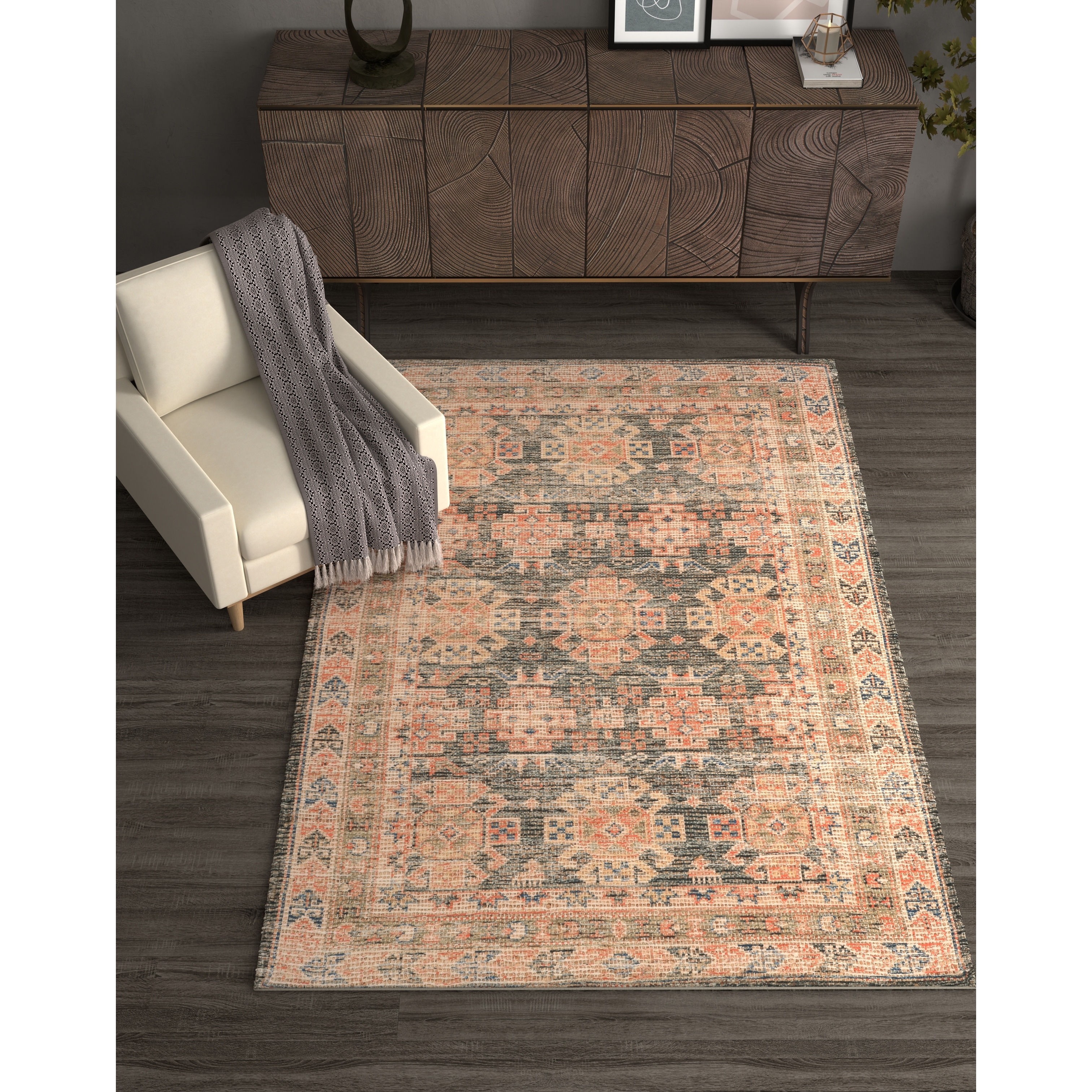 Copper Grove Deryneia Hand-woven Jute Boho Rug