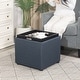 preview thumbnail 64 of 93, Adeco Storage Ottoman With Tray