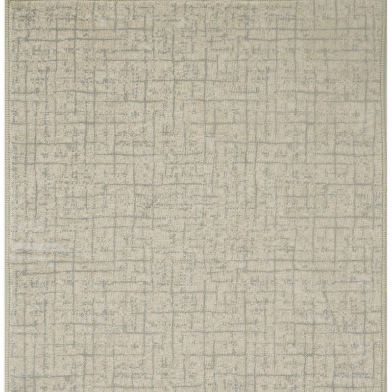 HomeRoots Abstract Geometric Modern, Contemporary Rectangle Area Rug