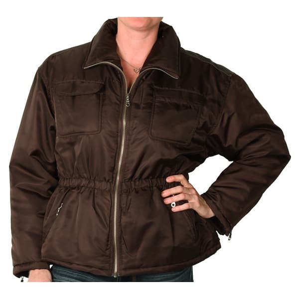 Shop Outertown Women S Fashion Jacket With Faux Leather Trim On