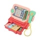 preview thumbnail 7 of 7, Cash Register for Kids – 30-Piece Set for Grocery Store Pretend Play by Hey Play (Pink) - Multicolor