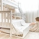 preview thumbnail 25 of 63, Max and Lily Twin over Full Bunk Bed with Trundle Bed
