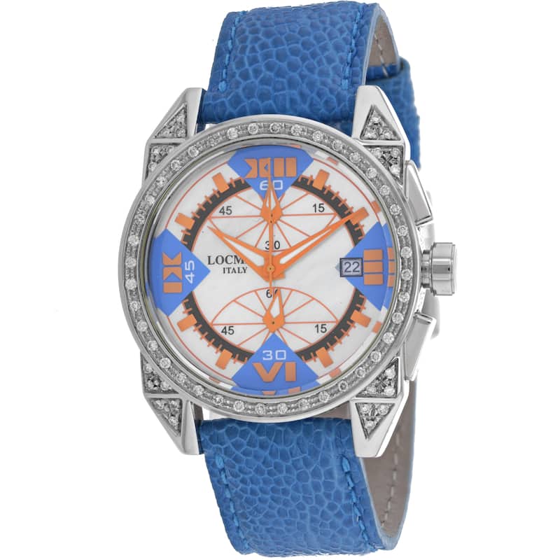 Locman Women's Cavallo Pazzo Mother of Pearl Dial Watch - 161MOPSKDC/SK KS - Mother of Pearl - 6 (36)