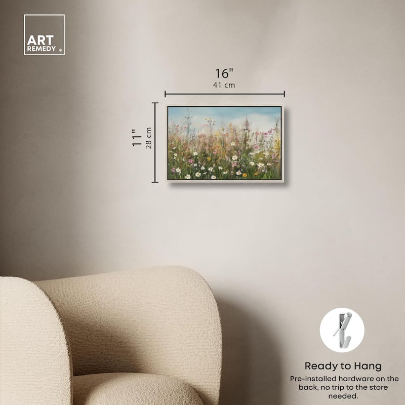 Glimmering Glade Garden I Canvas by Art Remedy