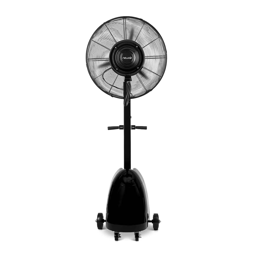 NewAir 26” Pedestal Misting Fan with 8700 CFM of Power and Adjustable Mist Settings