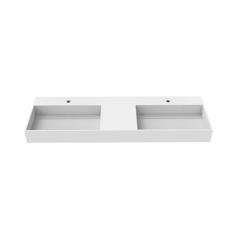 Juniper 60" Solid Surface Bathroom Vanity Top