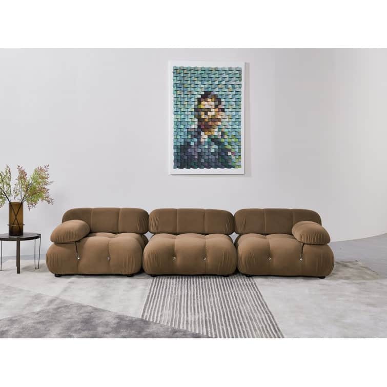Belani 114'' Velvet Sofa