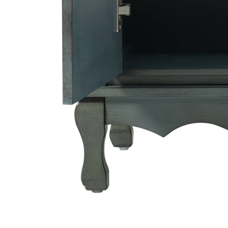 Christopher Knight Home - 30" Vintage Bathroom Vanity with Ceramic Sink & Adjustable Storage Shelves