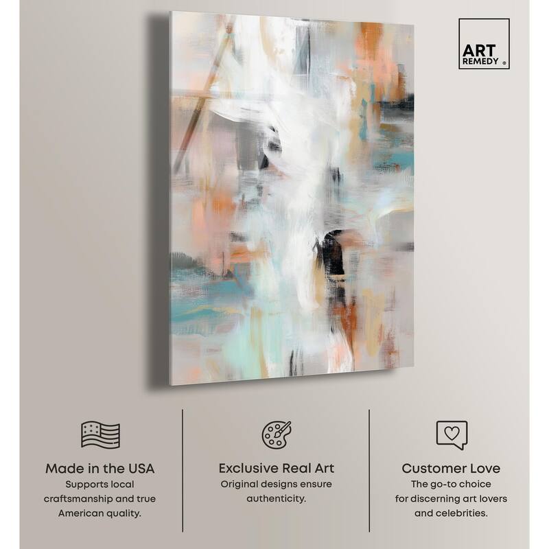 Gilded Mist Acrylic by Art Remedy, Ready to Hang