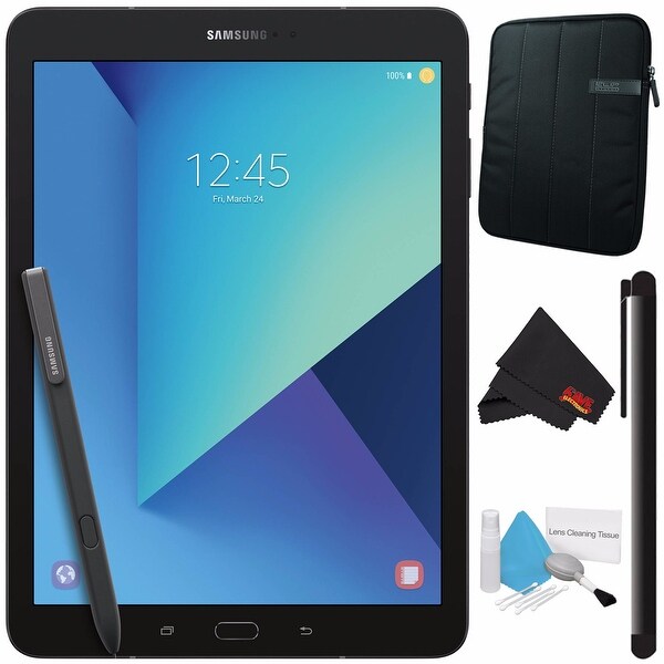 Shop Samsung 32gb Galaxy Tab S3 9 7 Wi Fi Tablet Sm T820nzkaxar Tablet Neoprene Sleeve 10 1 Case Black Bundle Overstock 19561601