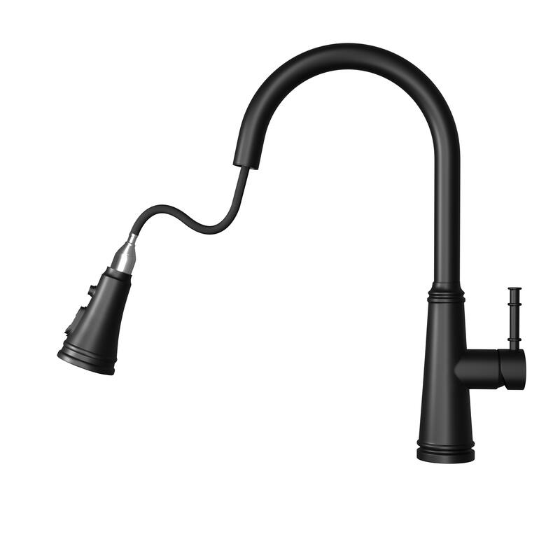 Single Lever Kitchen Sink Faucets with Pullout Sprayer