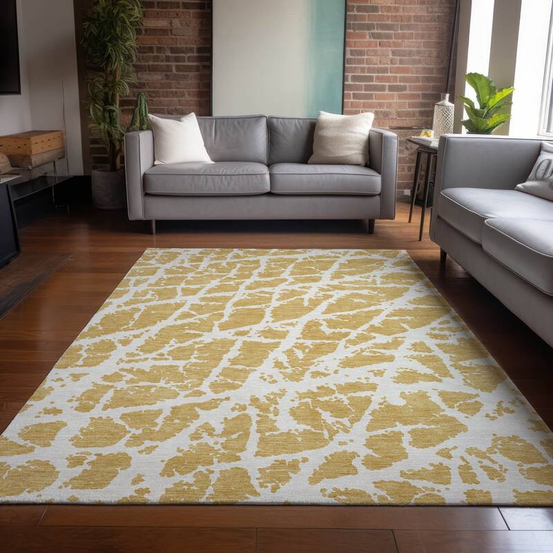 Riva Modern Art-Inspired Weather Resistant Versatile Elegance Outdoor Rug