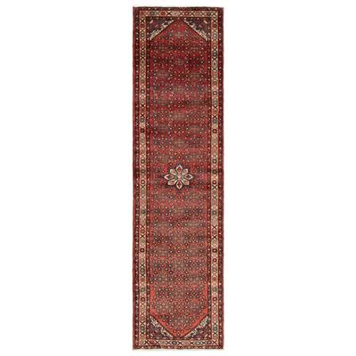ECARPETGALLERY Hand-knotted Andelz Red Wool Rug - 2'8 x 9'8