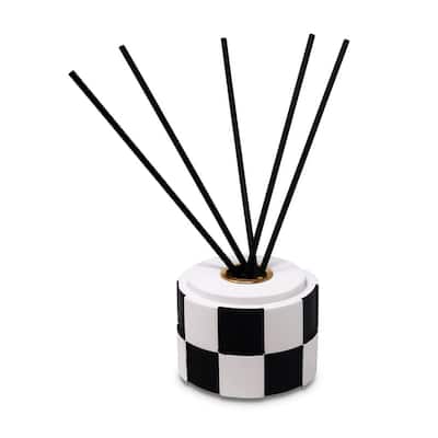 Reed Diffuser Black and White Checked