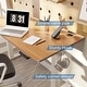 preview thumbnail 19 of 40, Futzca Height Adjustable Electric Standing Desk Sit Stand Computer Stand up Desk with Splice Board(White)