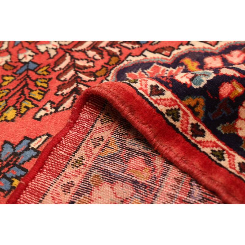 ECARPETGALLERY Hand-knotted Anadol Red Wool Rug - 3'7 x 4'11