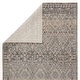 preview thumbnail 4 of 4, Cheree Tribal Gray/ Dark Blue Area Rug